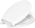 KOHLER 4636-RL-96 Cachet ReadyLatch Elongated Toilet Seat Slow Close Soft Close, Toilet Seat Quiet Lid, Contoured Grip-Tight Bumpers Installation Hardware, Apartment Essentials, Biscuit