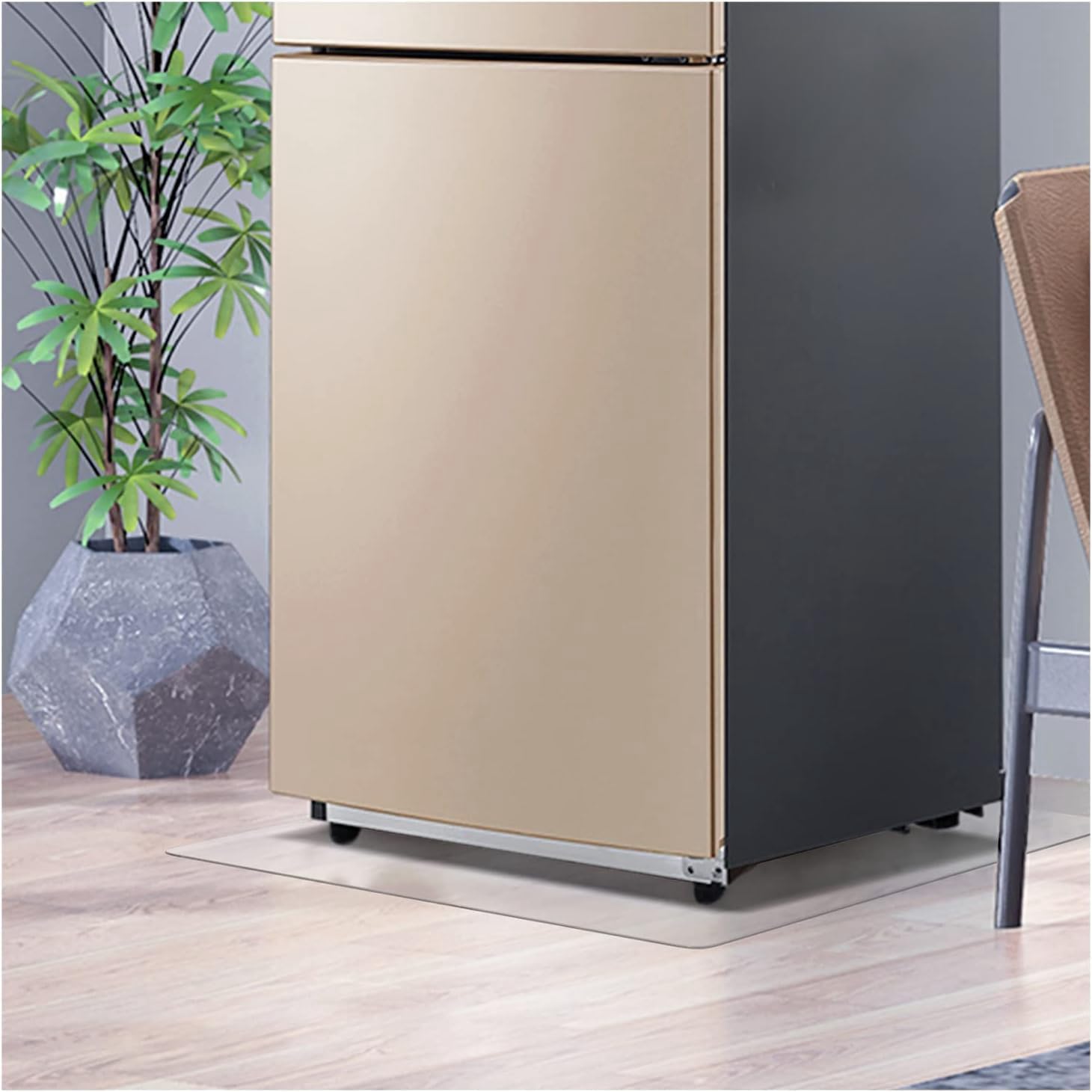 FURKIT Area Mat for Hard Floor, 6'×9' Transparent PVC Area Rug for Home, Waterproof No Smell Protector for Dining Room, Large Durable Mats for Rolling Chair, Kitchen, Living Room, High Traffic Area