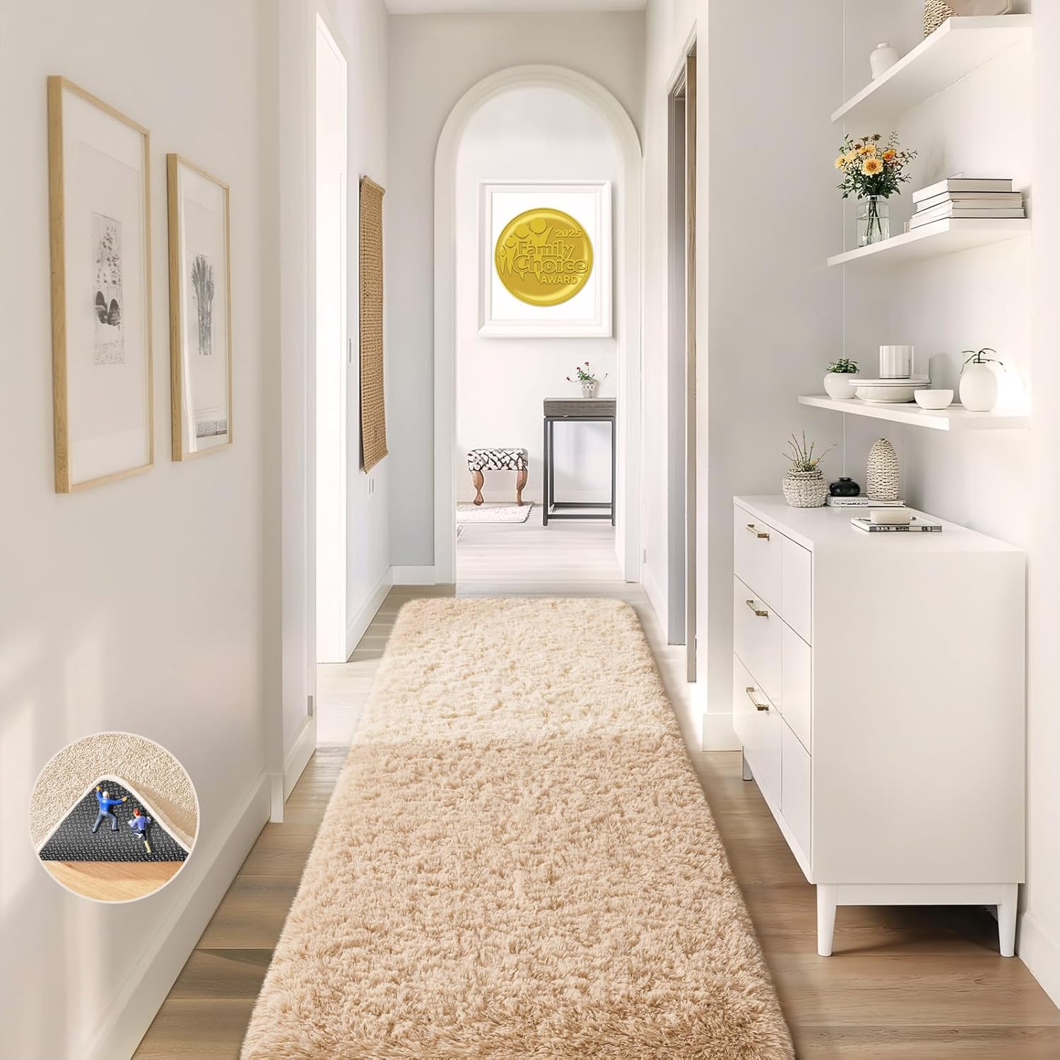 Ophanie 5x8 Blue Rugs for Living Room, Kids Nursery Rug Aesthetic, Playroom Navy Area Rugs for Boys Girls Teen Home Decor, Fluffy Fuzzy Soft Plush Shaggy Bedside Floor Bedroom Carpet for Teen