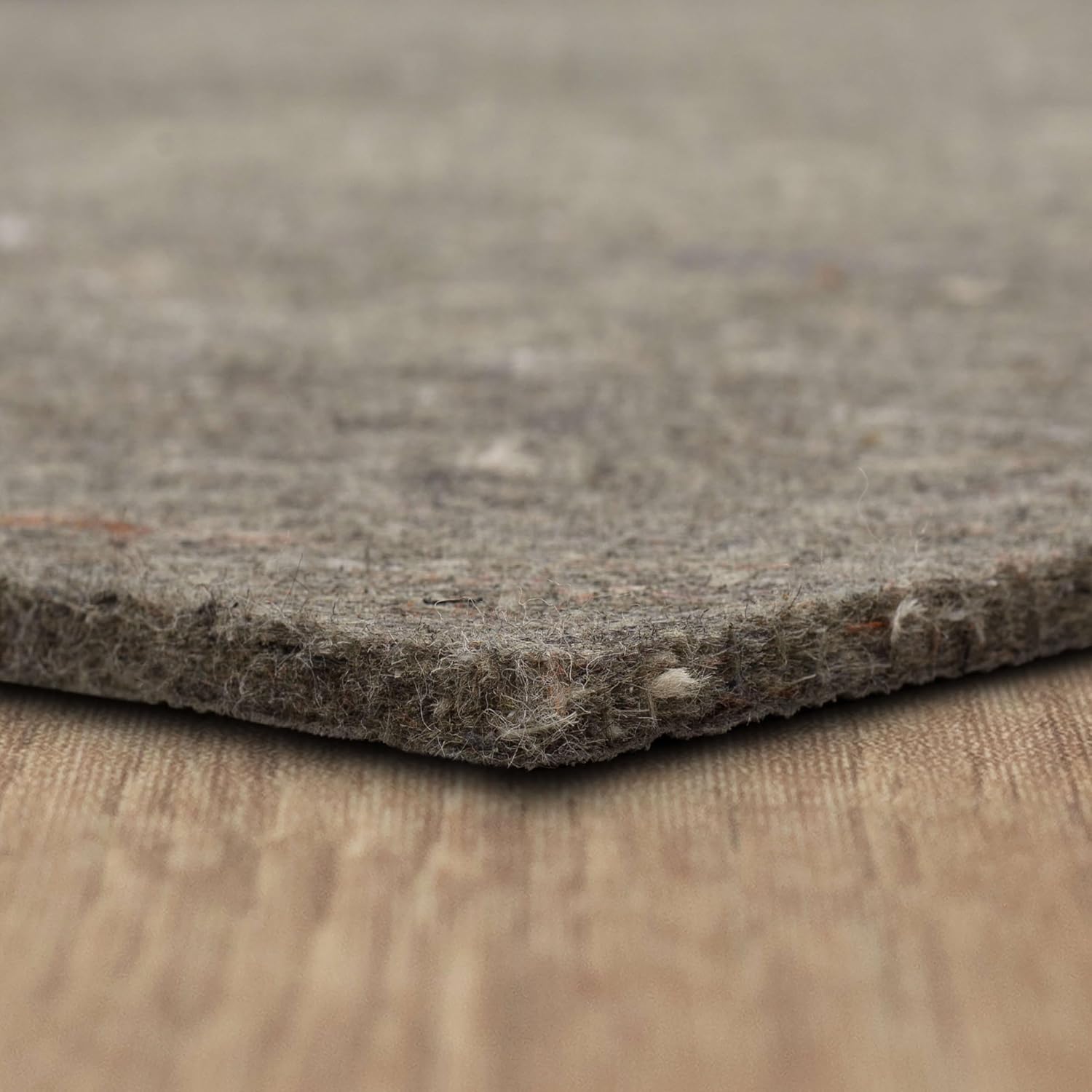 Mohawk Home 6' x 9' Non Slip Grip Rug Pad 1/4" Thick Dual Surface Felt Cushion + Rubber Gripper - Safe for All Floors