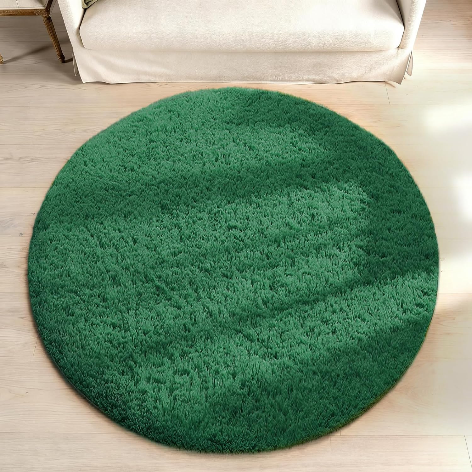 Ophanie 5x8 Blue Rugs for Living Room, Kids Nursery Rug Aesthetic, Playroom Navy Area Rugs for Boys Girls Teen Home Decor, Fluffy Fuzzy Soft Plush Shaggy Bedside Floor Bedroom Carpet for Teen