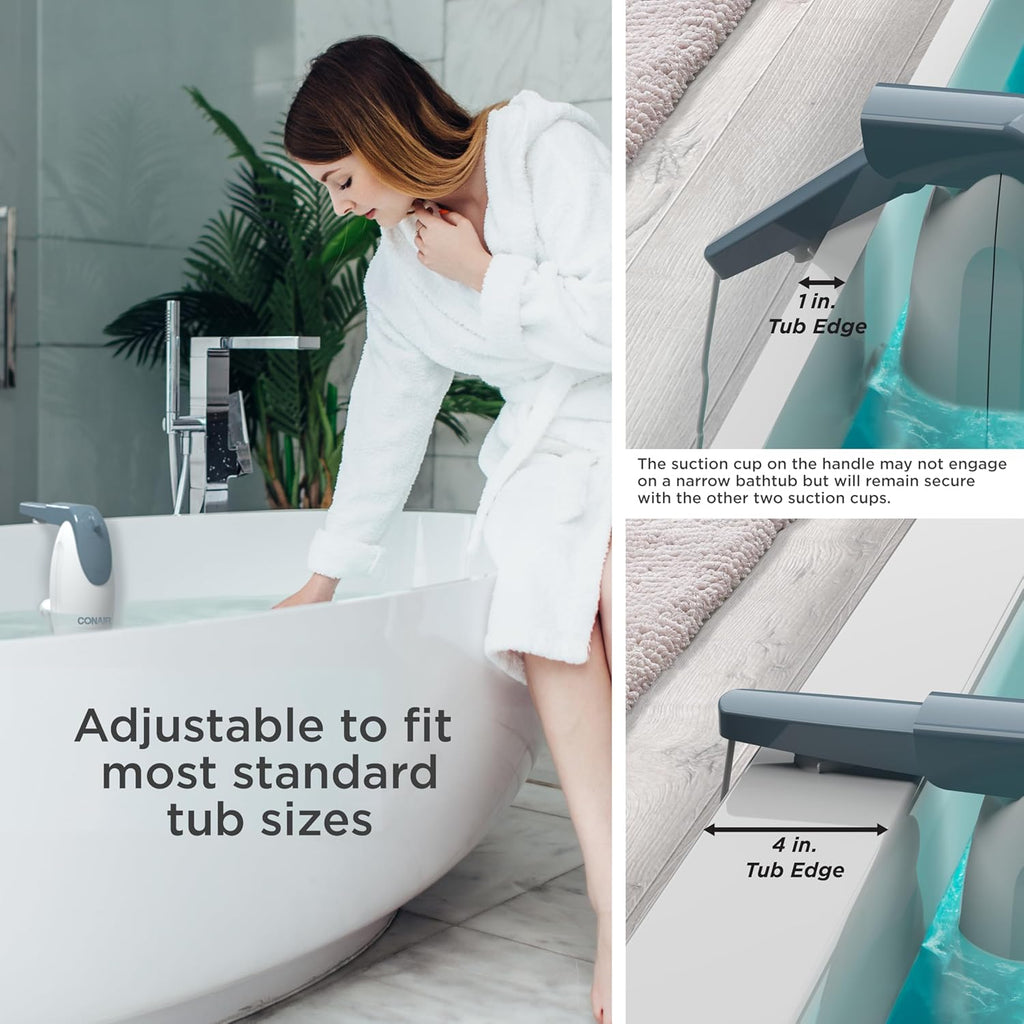 Conair Jet Hydro Spa - Portable Bath Spa with Dual Hydro Jets for Tub - Bath Spa Jet for Tub Creates Soothing Bubbles and/or Massage - Spa Bath for at Home Use