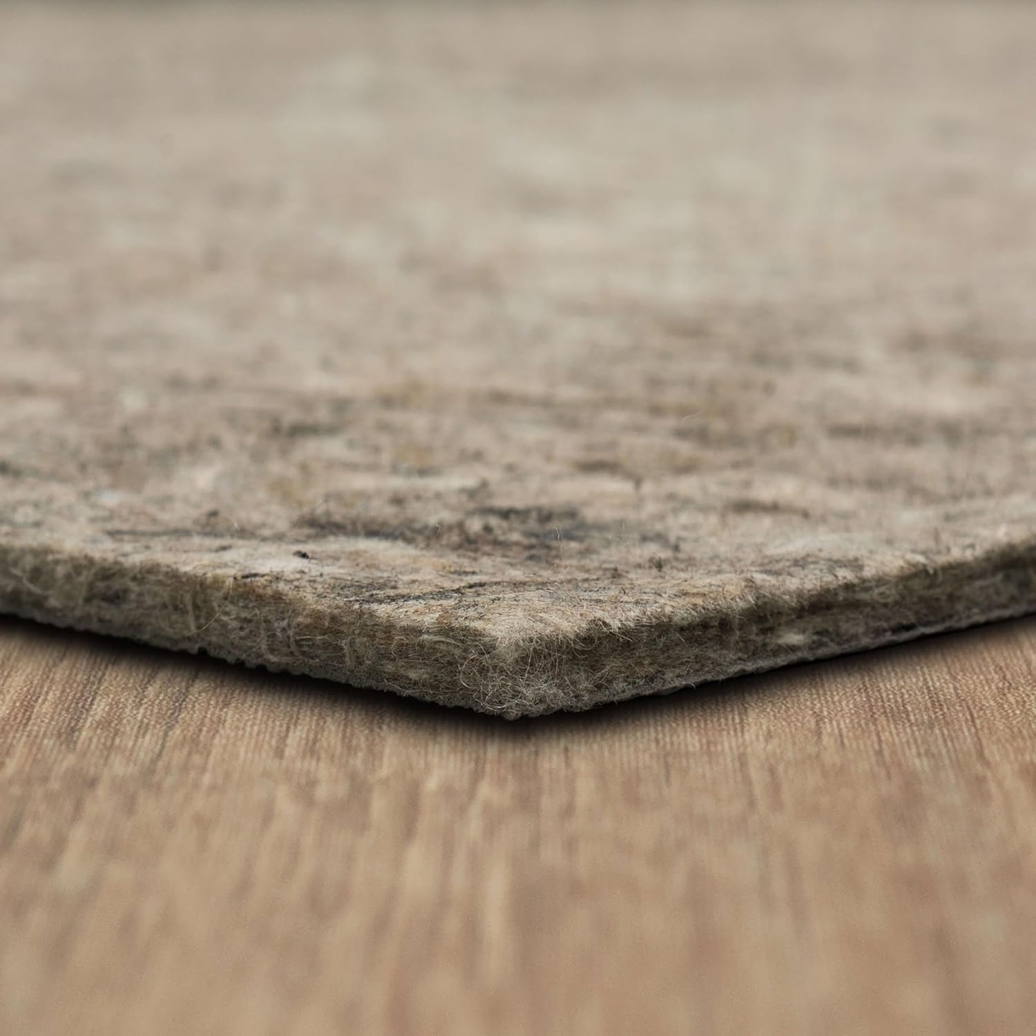 Mohawk Home 6' x 9' Non Slip Grip Rug Pad 1/4" Thick Dual Surface Felt Cushion + Rubber Gripper - Safe for All Floors